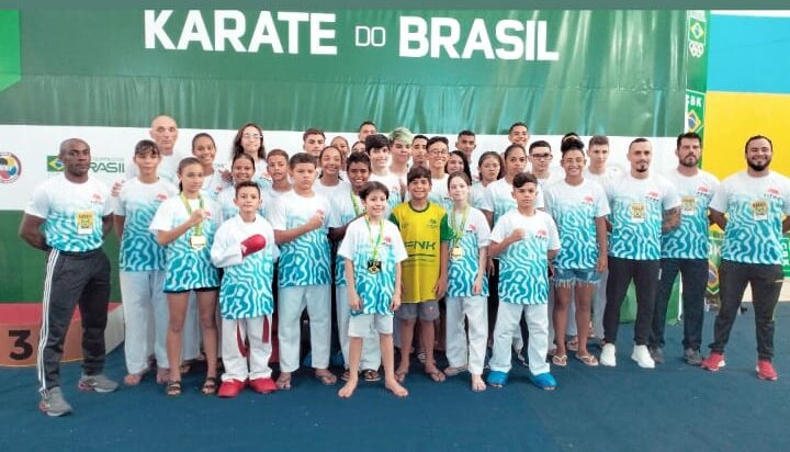 Wilson e seus alunos são destaque no Campeonato Brasileiro de Karatê. Foto: Reprodução