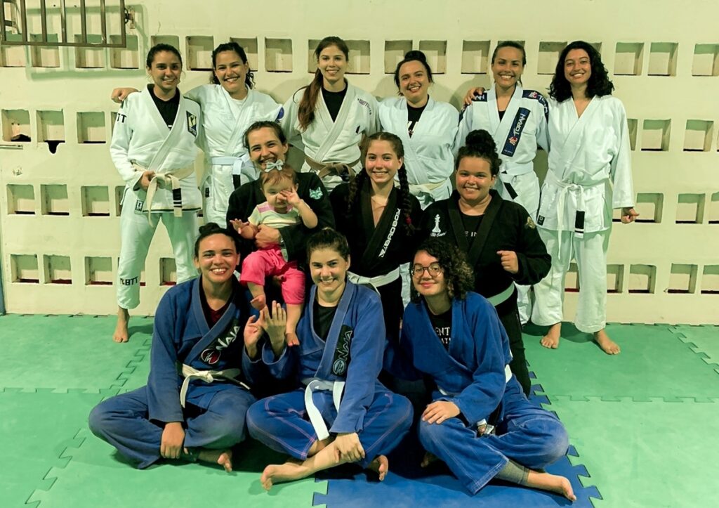 Amanda Freitas ministra aulas de Jiu Jitsu na Ufersa. Foto: Cedida