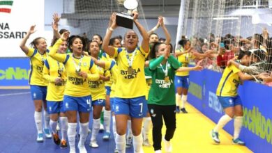 Bella Souza é campeã internacional de futsal feminino. Foto: CBF