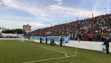 Estádio José Cavalcanti, em Patos-PB. Foto: Folha Paraibana