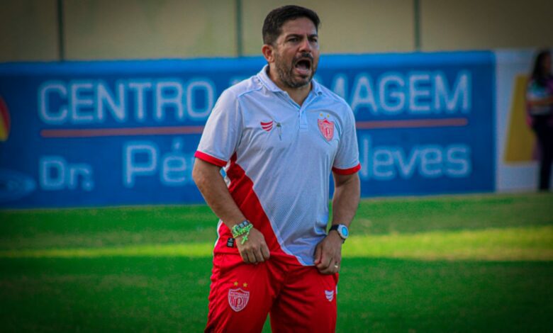 Potiguar empata com o Sousa na estreia do técnico Robson Melo. Foto: Marcelo Diaz/ACDP