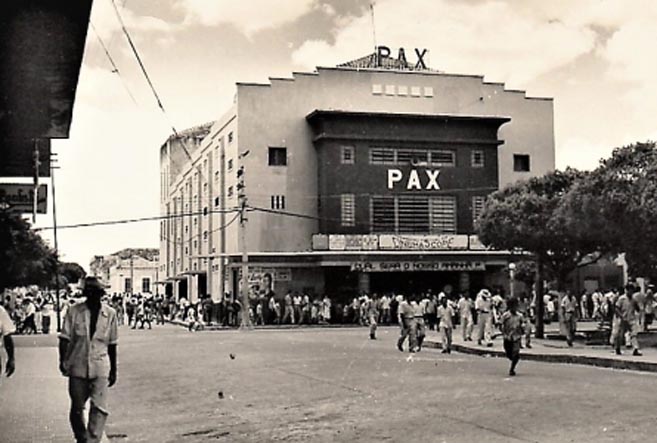 Cine Pax em Mossoró na década de 40 - Foto: Manuelito/reprodução