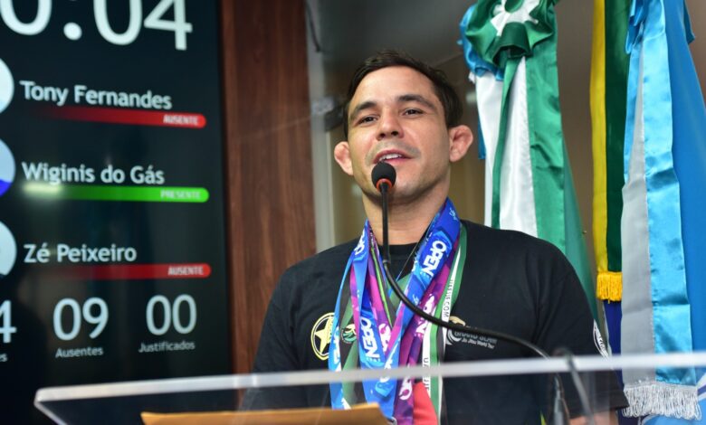 Atleta pede apoio para disputar o Brasileiro na Bahia. foto: Edilberto Barros/CMM