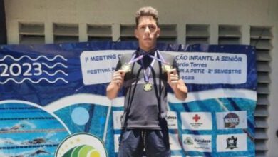 Atleta de Mossoró é destaque na Natação. Foto: Divulgação