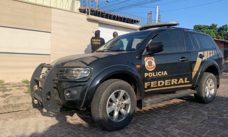 PF cumprindo mandado contra suspeito de ataques a Lula - Foto: Polícia Federal