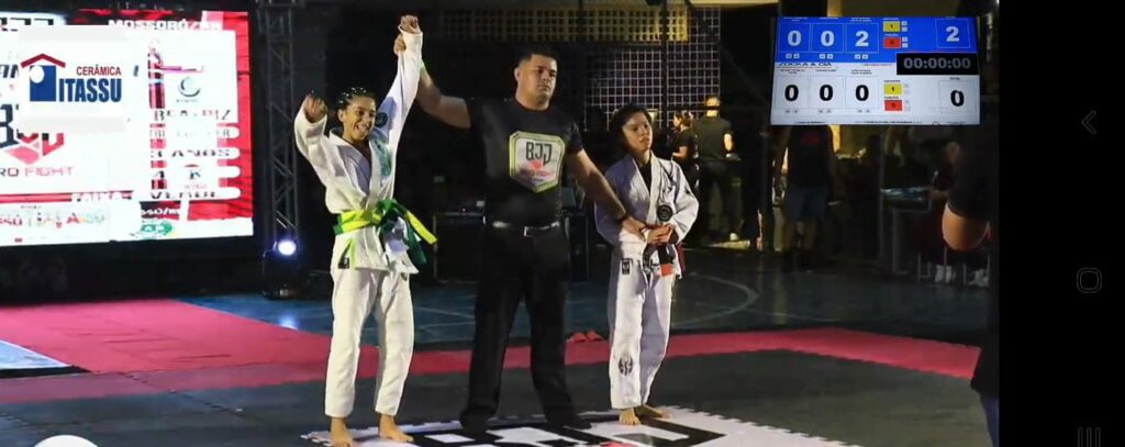 Ana Beatriz no BJJ Pro Fight, em Assú. Foto: Divulgação